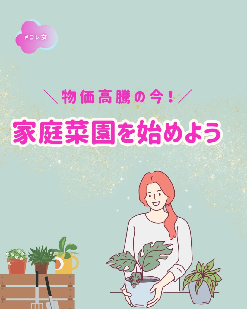 家庭菜園を始めよう!!